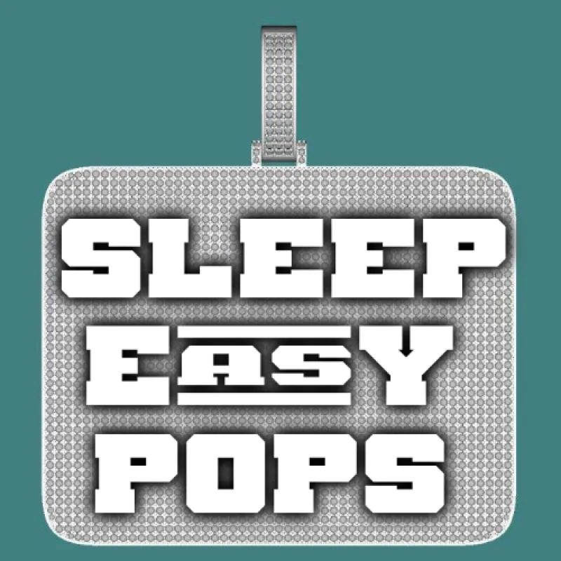 CUSTOM LETTER NECKLACE 3D BIG SQUARE sold by The GUU Shop