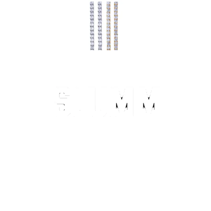 Custom Letters Baguette Two Layer Necklace made by The GUU Shop