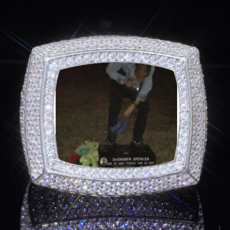 3D CUSTOM PICTURE ICED RING made by The GUU Shop