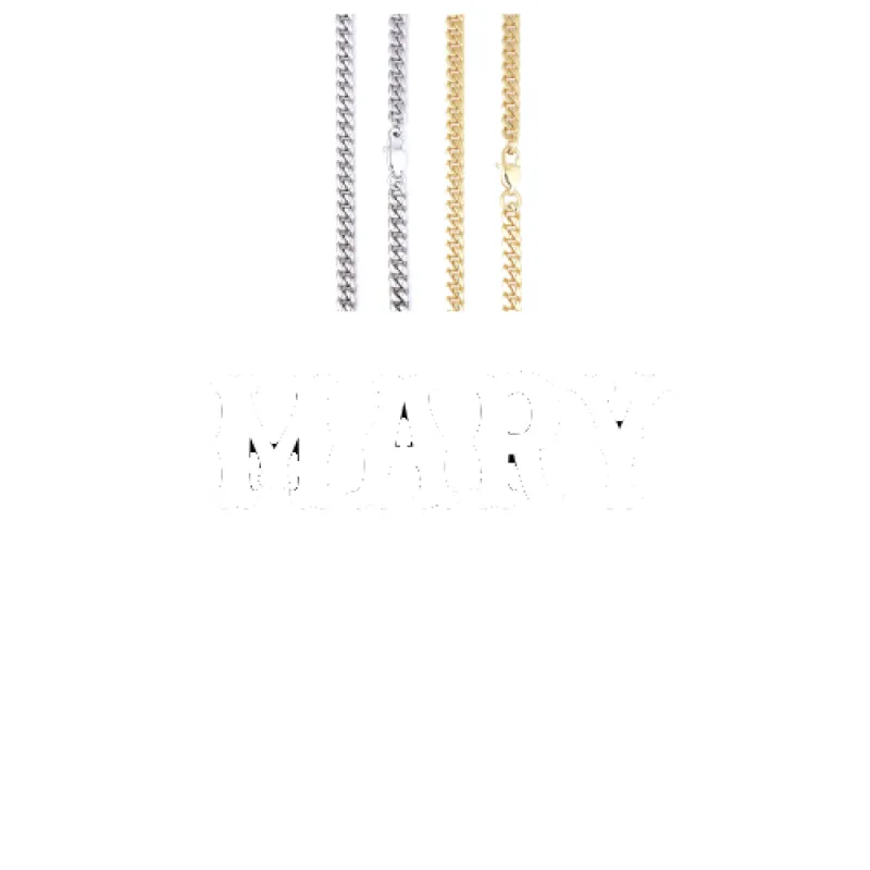 Custom Letters Freibeuter Font Necklace made by The GUU Shop