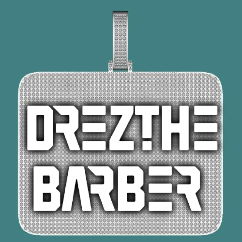 CUSTOM LETTER NECKLACE 3D BIG SQUARE sold by The GUU Shop