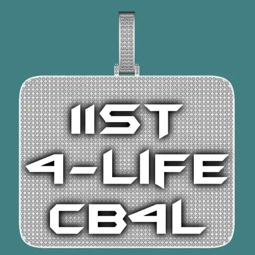 CUSTOM LETTER NECKLACE 3D BIG SQUARE sold by The GUU Shop