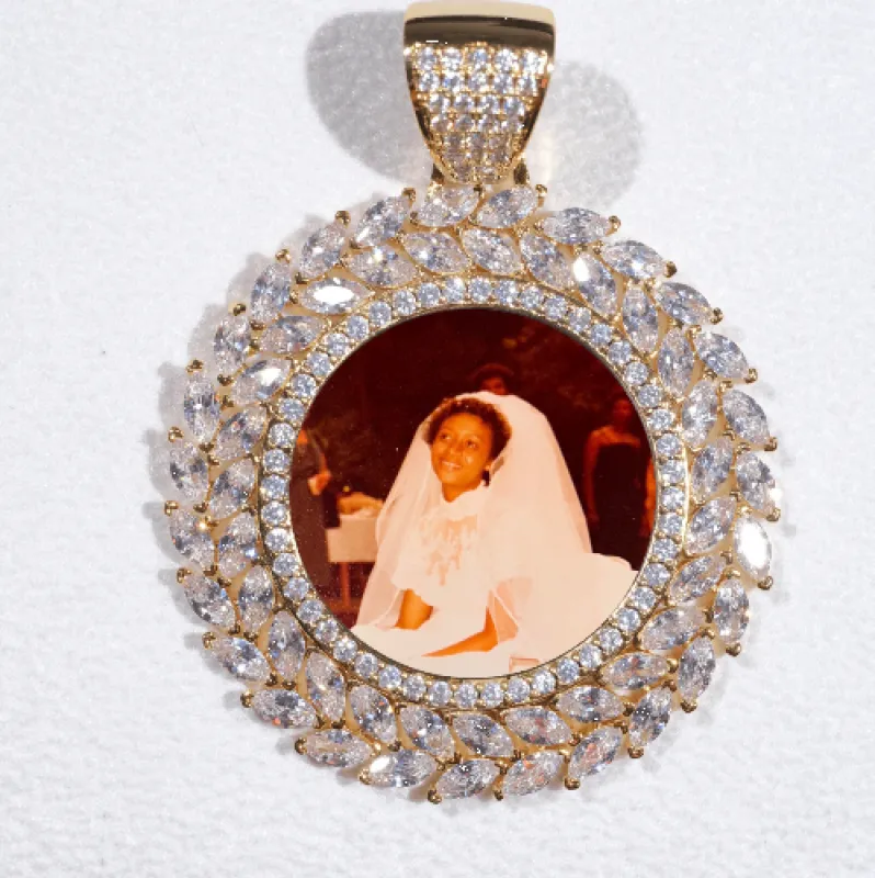 Large 3D Wheat Ear Custom Picture Pendant made by The GUU Shop