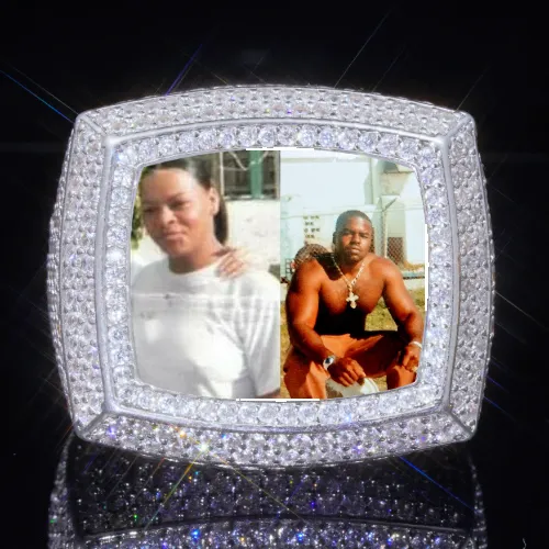 3D CUSTOM PICTURE ICED RING sold by The GUU Shop