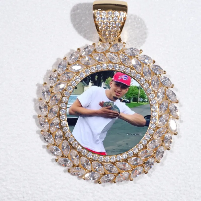 Large 3D Wheat Ear Custom Picture Pendant sold by The GUU Shop