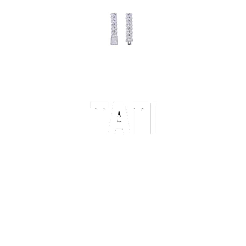 Custom Letters Baguette Two Layer Necklace made by The GUU Shop