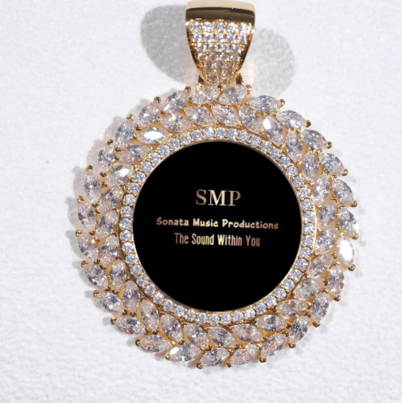 Large 3D Wheat Ear Custom Picture Pendant sold by The GUU Shop