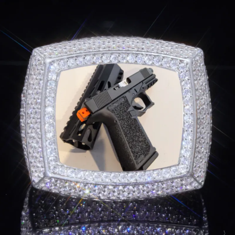 3D CUSTOM PICTURE ICED RING sold by The GUU Shop