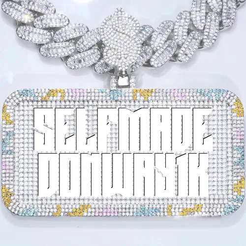 CUSTOM LETTER NECKLACE 3D COLORFUL SQUARE sold by The GUU Shop