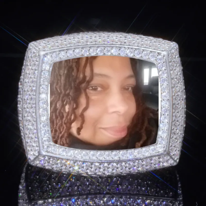 3D CUSTOM PICTURE ICED RING made by The GUU Shop