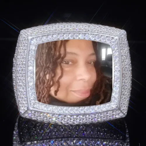 3D CUSTOM PICTURE ICED RING sold by The GUU Shop