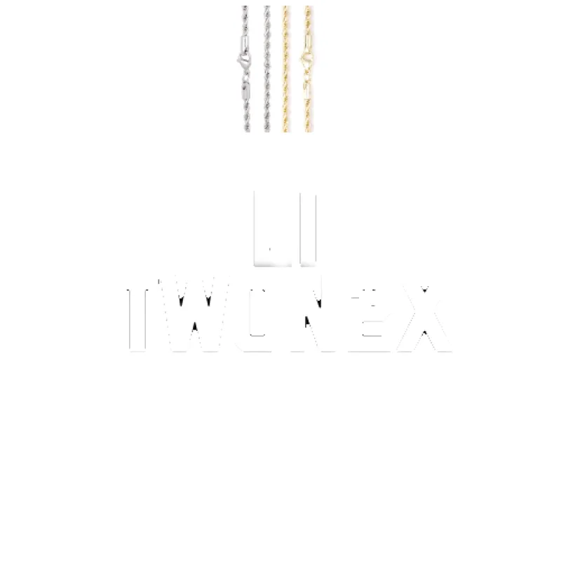 Custom Letters Baguette Two Layer Necklace made by The GUU Shop