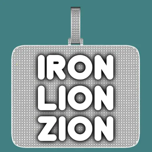 CUSTOM LETTER NECKLACE 3D BIG SQUARE sold by The GUU Shop