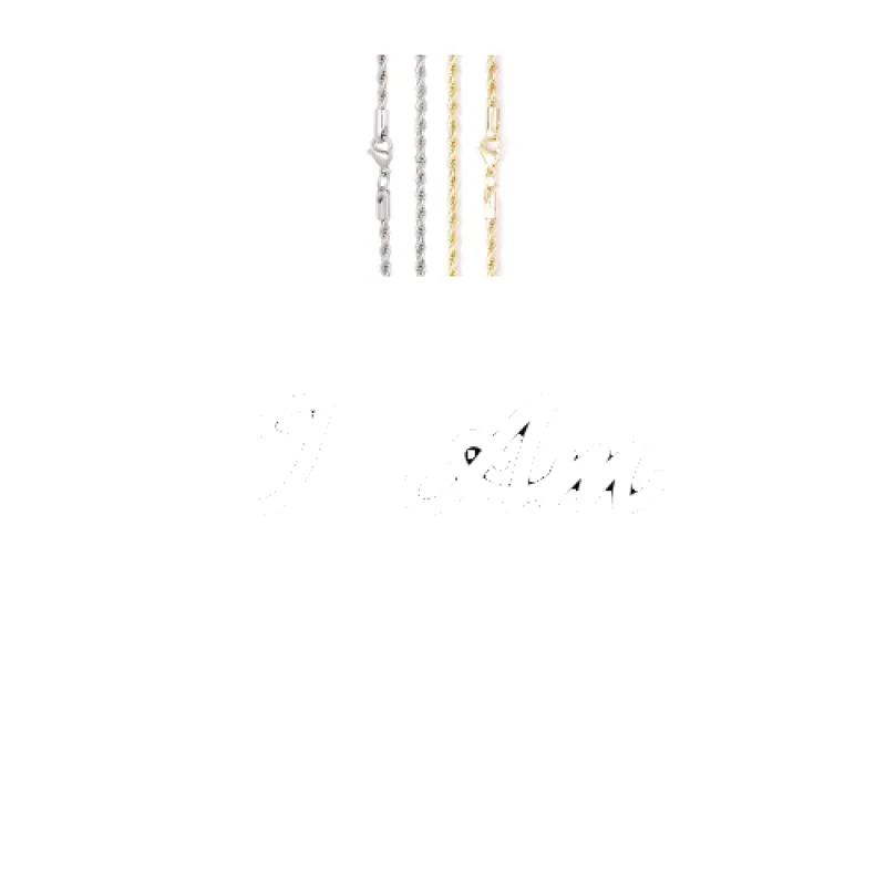 Script Custom Letter Necklace made by The GUU Shop