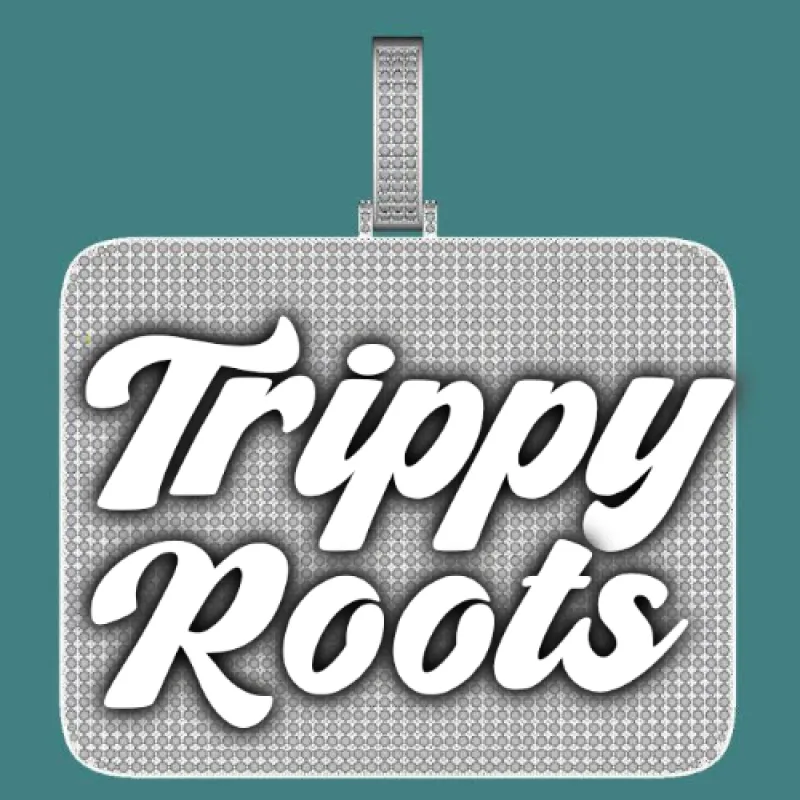 CUSTOM LETTER NECKLACE 3D BIG SQUARE sold by The GUU Shop