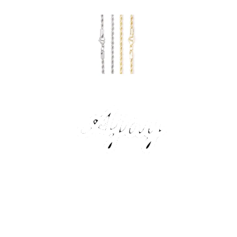 Script Custom Letter Necklace made by The GUU Shop