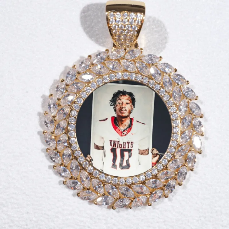 Large 3D Wheat Ear Custom Picture Pendant made by The GUU Shop