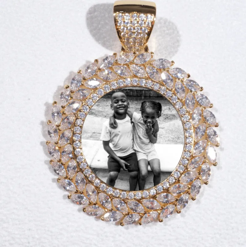 Large 3D Wheat Ear Custom Picture Pendant made by The GUU Shop