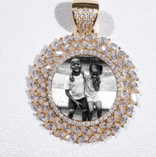 Large 3D Wheat Ear Custom Picture Pendant sold by The GUU Shop