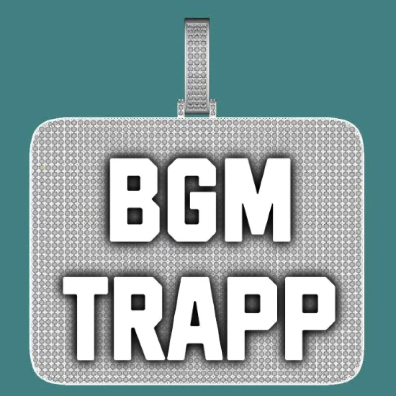 CUSTOM LETTER NECKLACE 3D BIG SQUARE made by The GUU Shop