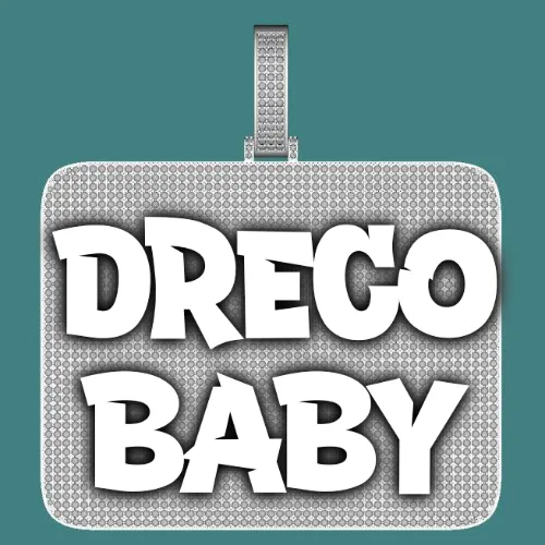 CUSTOM LETTER NECKLACE 3D BIG SQUARE sold by The GUU Shop