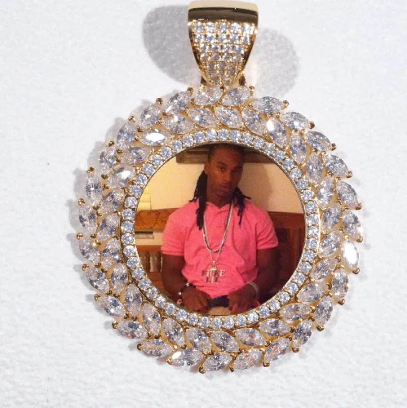 Large 3D Wheat Ear Custom Picture Pendant made by The GUU Shop