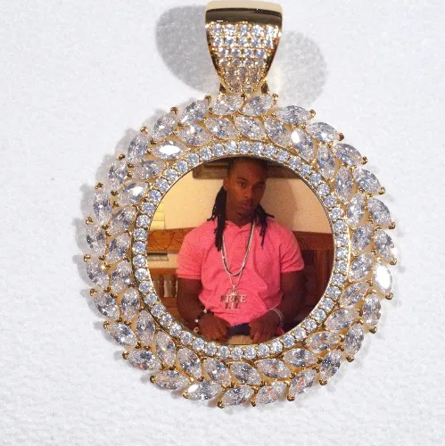 Large 3D Wheat Ear Custom Picture Pendant sold by The GUU Shop