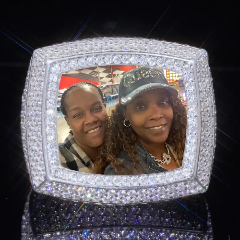 3D CUSTOM PICTURE ICED RING made by The GUU Shop