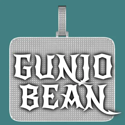 CUSTOM LETTER NECKLACE 3D BIG SQUARE sold by The GUU Shop