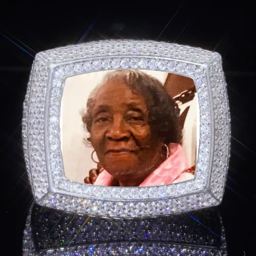 3D CUSTOM PICTURE ICED RING sold by The GUU Shop