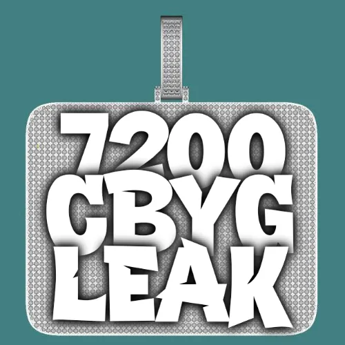 CUSTOM LETTER NECKLACE 3D BIG SQUARE sold by The GUU Shop