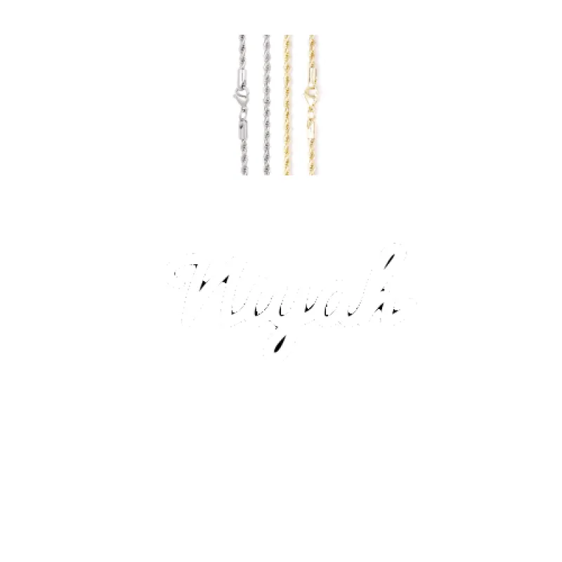 Script Custom Letter Necklace made by The GUU Shop