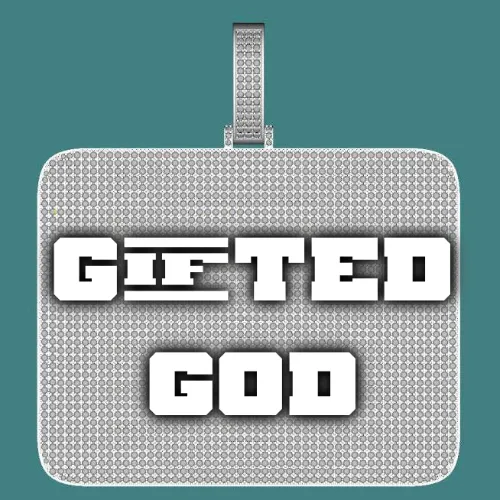 CUSTOM LETTER NECKLACE 3D BIG SQUARE sold by The GUU Shop