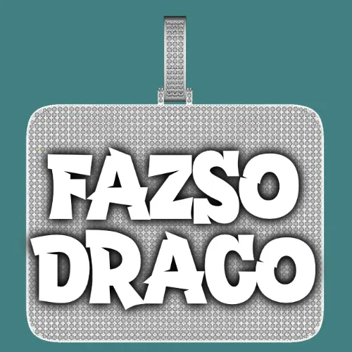 CUSTOM LETTER NECKLACE 3D BIG SQUARE sold by The GUU Shop