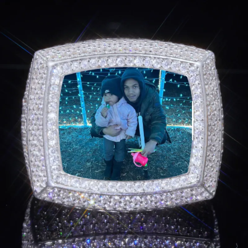 3D CUSTOM PICTURE ICED RING made by The GUU Shop