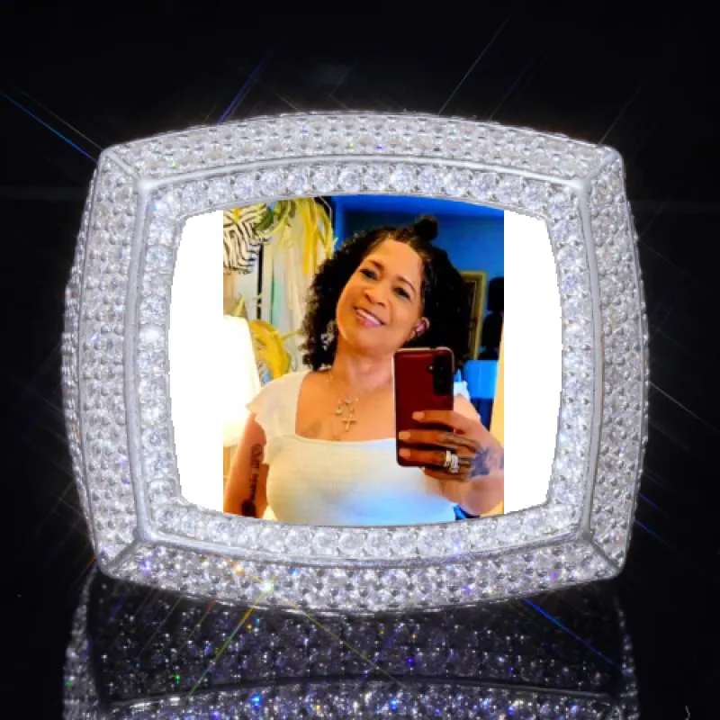 3D CUSTOM PICTURE ICED RING made by The GUU Shop