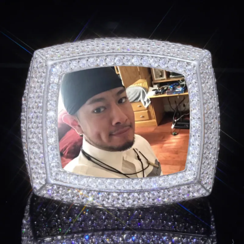 3D CUSTOM PICTURE ICED RING made by The GUU Shop