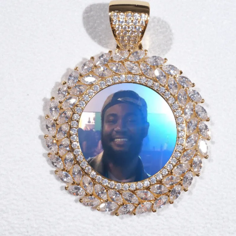 Large 3D Wheat Ear Custom Picture Pendant made by The GUU Shop