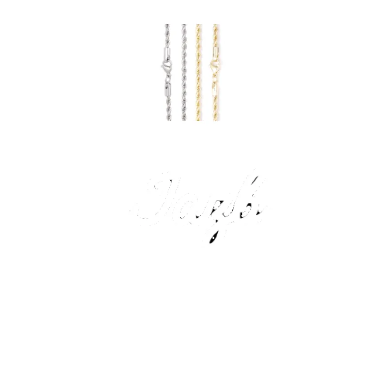 Script Custom Letter Necklace made by The GUU Shop