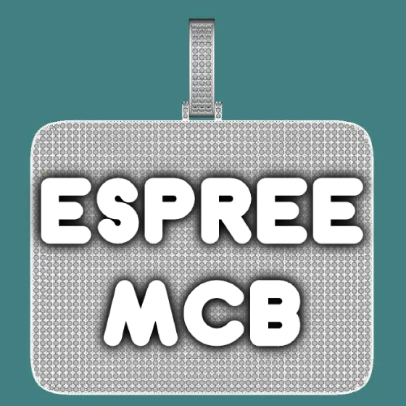 CUSTOM LETTER NECKLACE 3D BIG SQUARE made by The GUU Shop