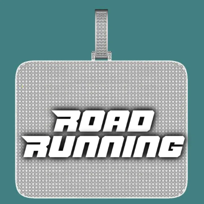 CUSTOM LETTER NECKLACE 3D BIG SQUARE made by The GUU Shop