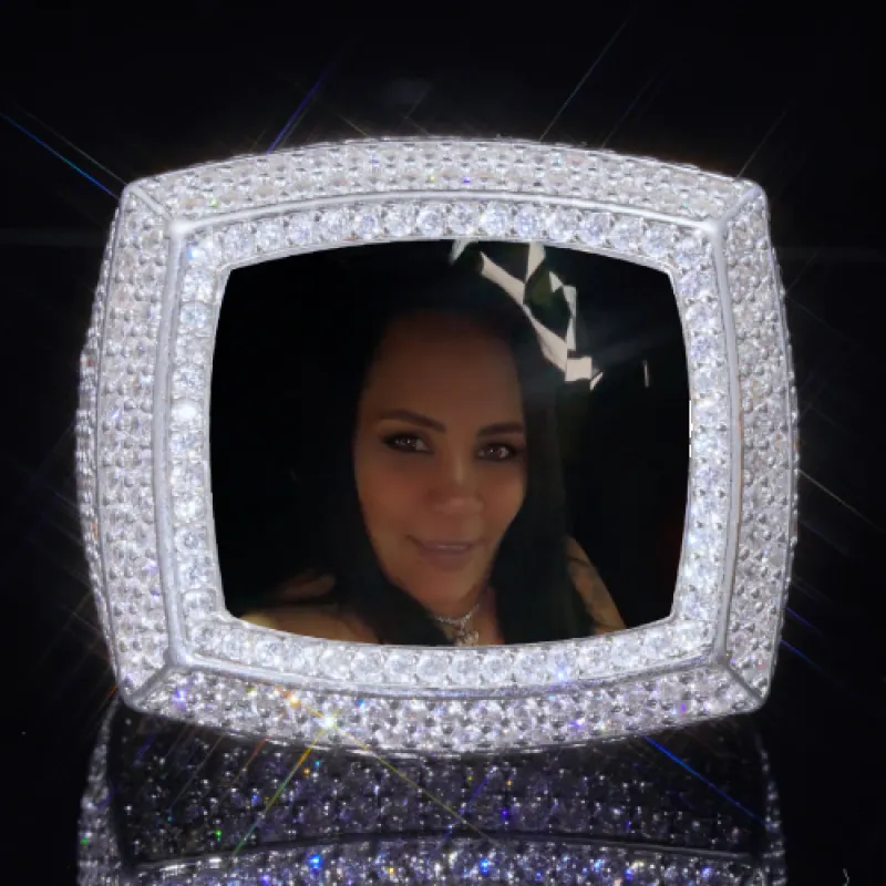 3D CUSTOM PICTURE ICED RING made by The GUU Shop