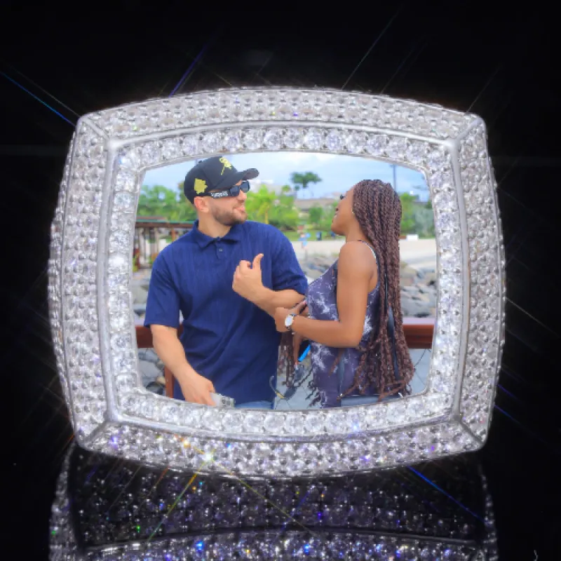 3D CUSTOM PICTURE ICED RING made by The GUU Shop