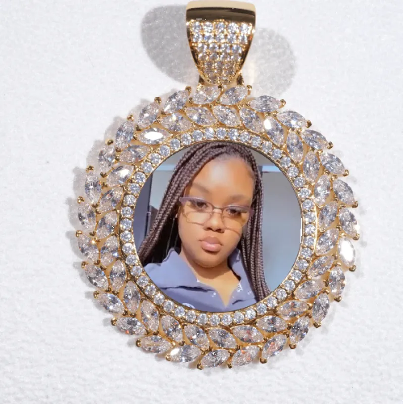 Large 3D Wheat Ear Custom Picture Pendant made by The GUU Shop