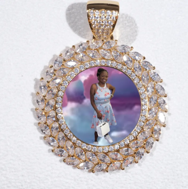 Large 3D Wheat Ear Custom Picture Pendant made by The GUU Shop