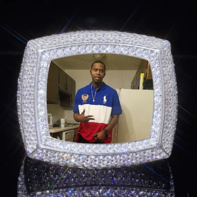 3D CUSTOM PICTURE ICED RING made by The GUU Shop