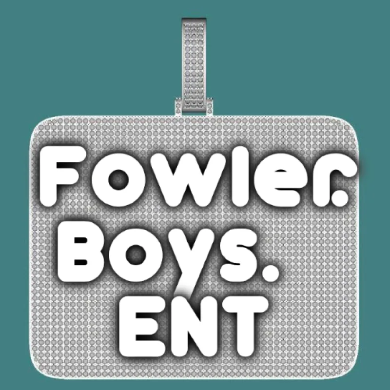 CUSTOM LETTER NECKLACE 3D BIG SQUARE made by The GUU Shop