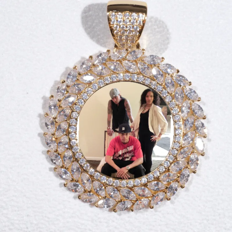 Large 3D Wheat Ear Custom Picture Pendant made by The GUU Shop