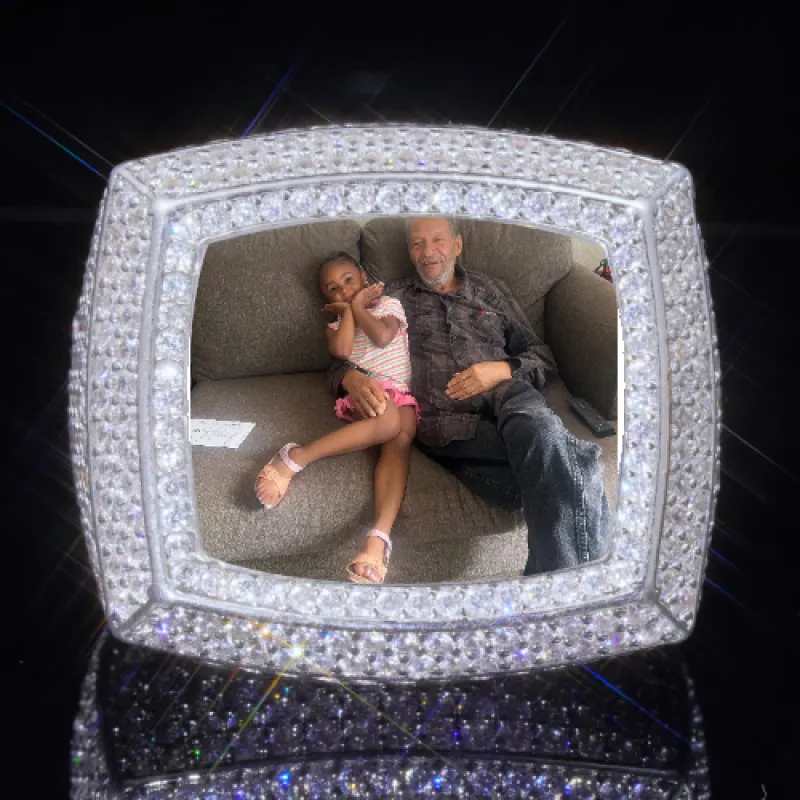 3D CUSTOM PICTURE ICED RING made by The GUU Shop