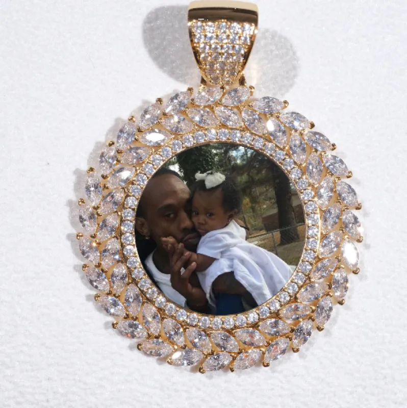 Large 3D Wheat Ear Custom Picture Pendant made by The GUU Shop